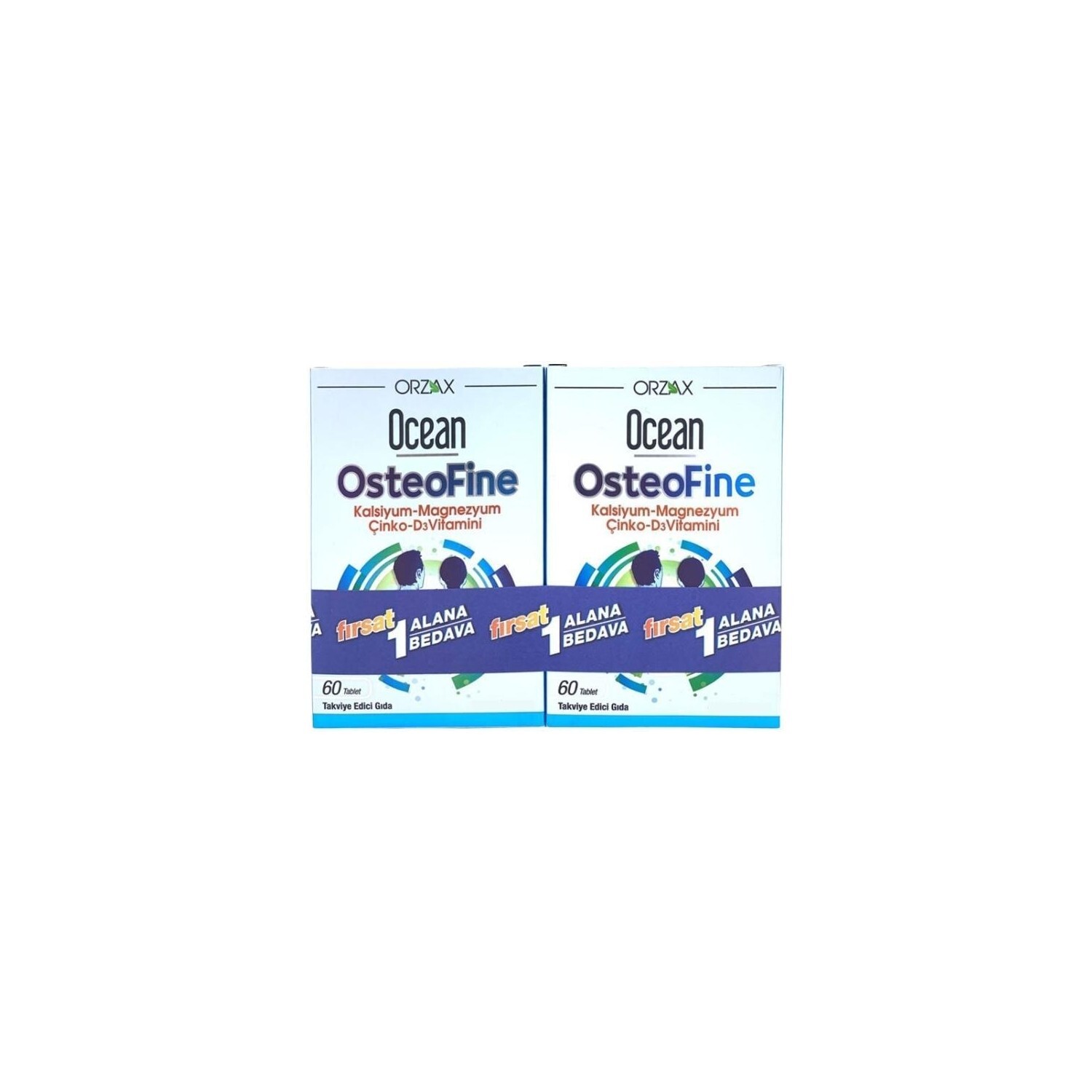 

Добавка Orzax Ocean Osteofine Supplementary Food, 60 таблеток