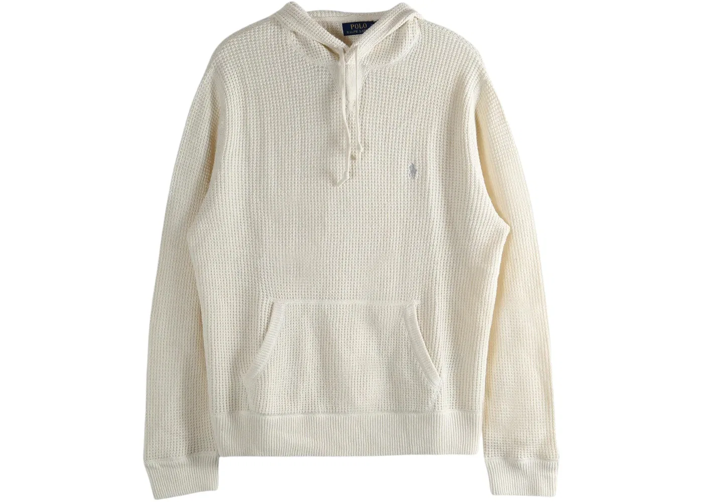 Мужской свитер с капюшоном из хлопка и шерсти с текстурой Sweater Polo Ralph Lauren, Andover Cream
