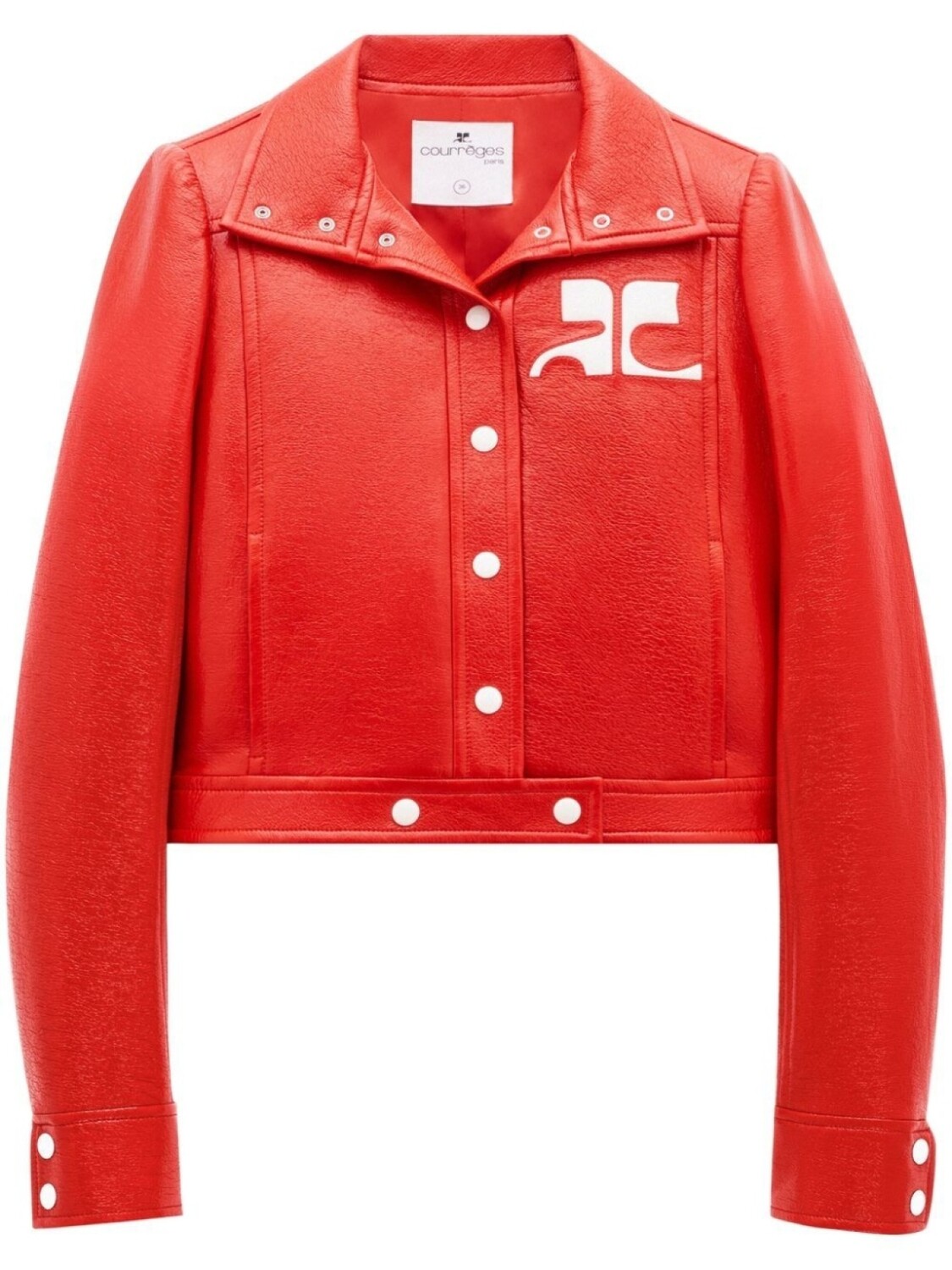 

Виниловая куртка Iconique Courrèges, красный