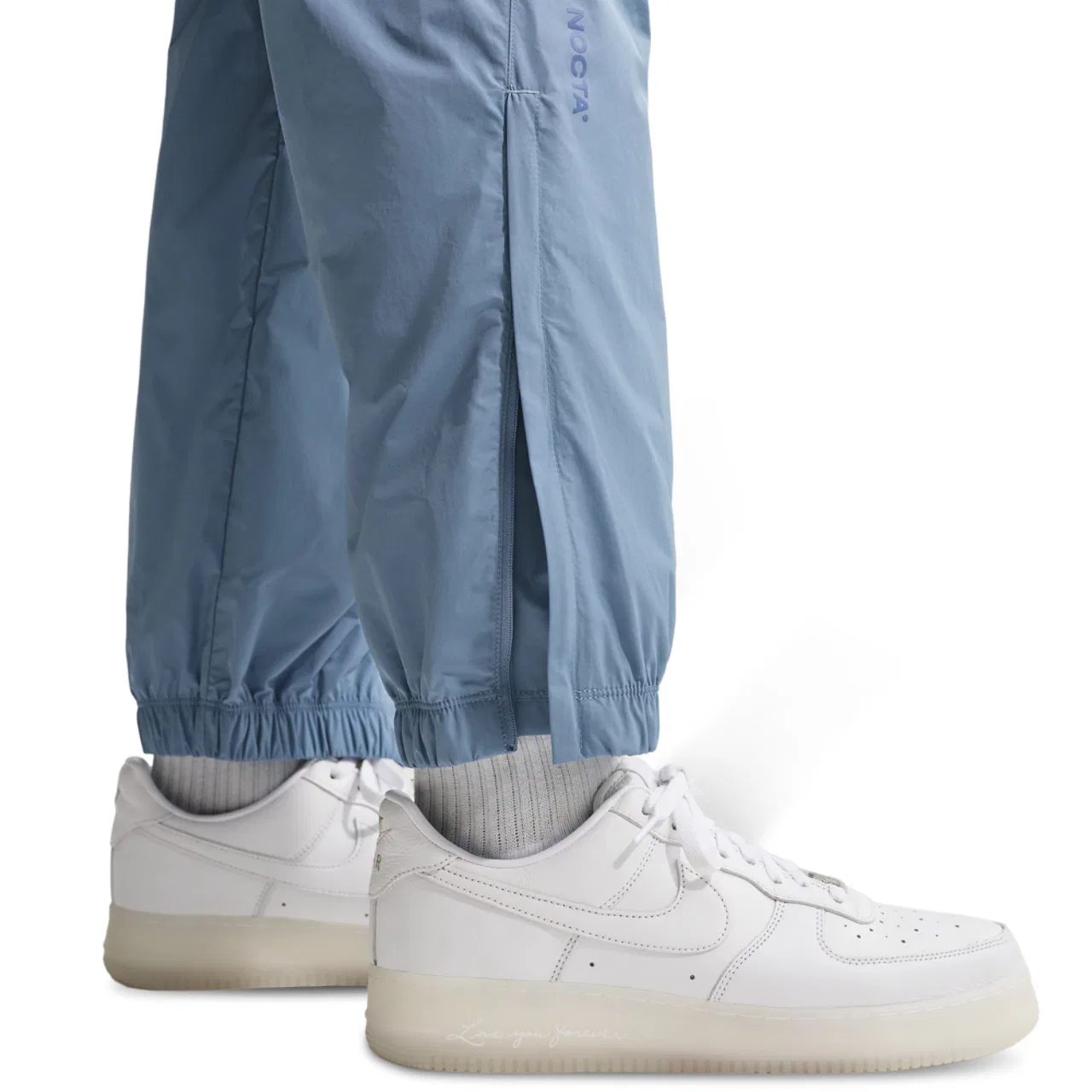 Мужские спортивные брюки с завязкой Nike NOCTA, Blue/Blue — фото 4