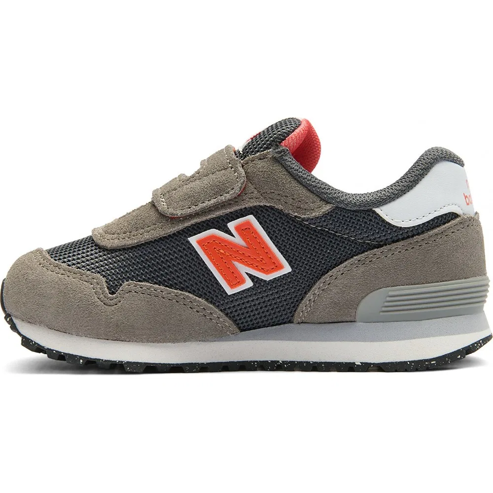 Детские кроссовки для мальчиков с замшевыми вставками 515 Grey New Balance — фото 2
