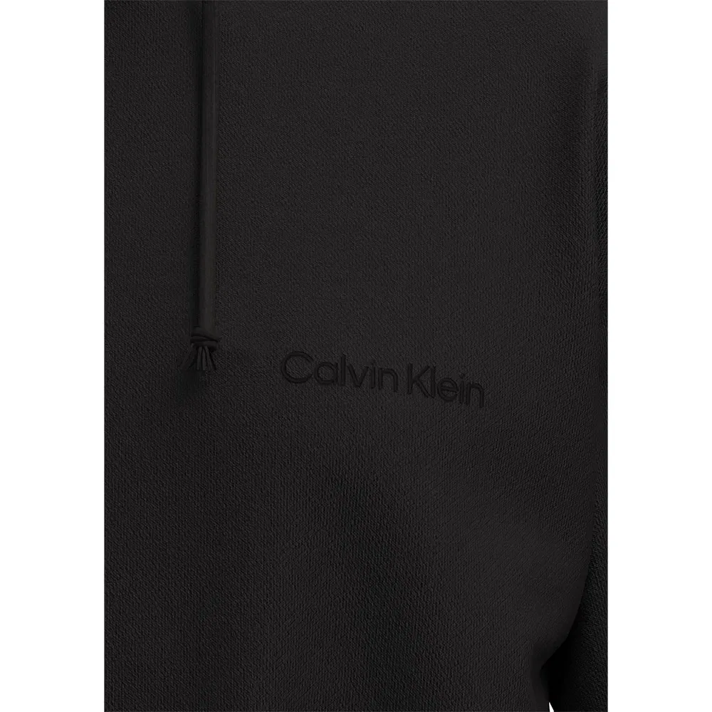 Пижамная футболка с длинным рукавом Calvin Klein, черный — фото 4