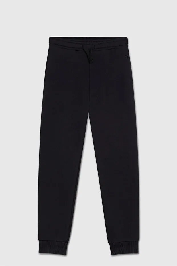 Детские спортивные штаны для девочек с принтом Benetton, Black