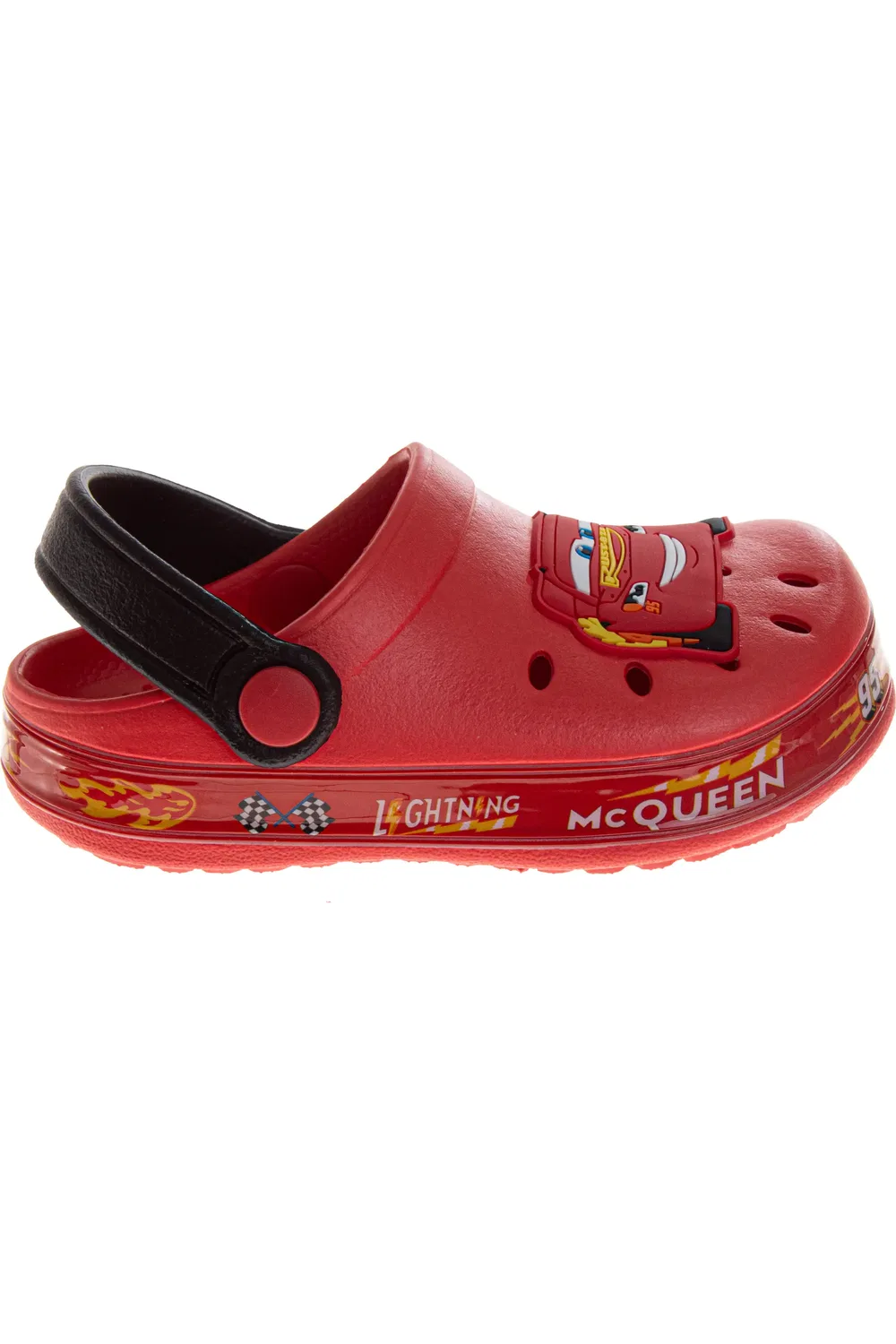 Детские сандалии-клоги с Lightning McQueen Cars Disney, красный — фото 2