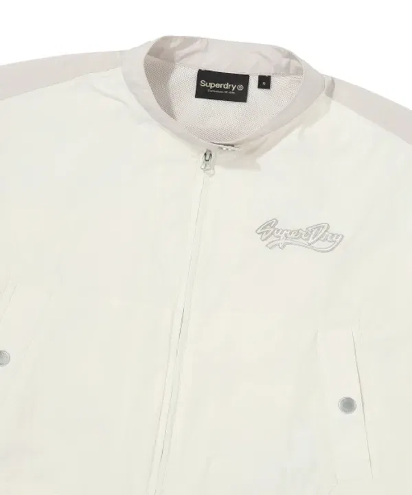 Куртка-пилот кроп из нейлона, Superdry, кремовый — фото 4