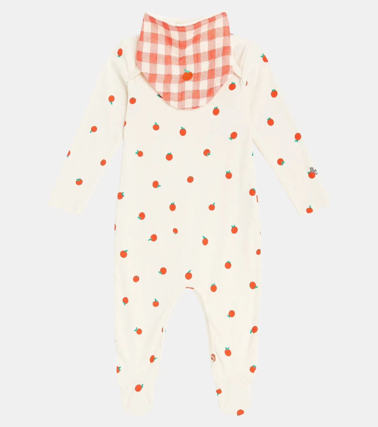 Комплект комбинезона с одеялом и слюнявчиком Baby Tomato Bobo Choses, белый — фото 2