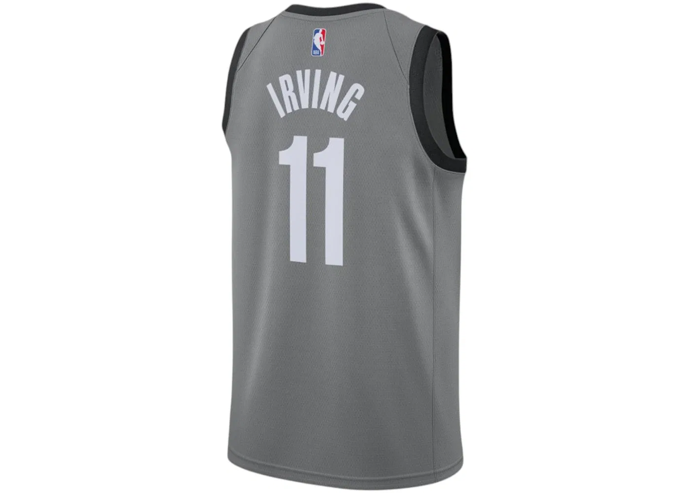 Мужская баскетбольная джерси с принтом Jersey (Asia Sizing) Nike, Grey/Black — фото 2