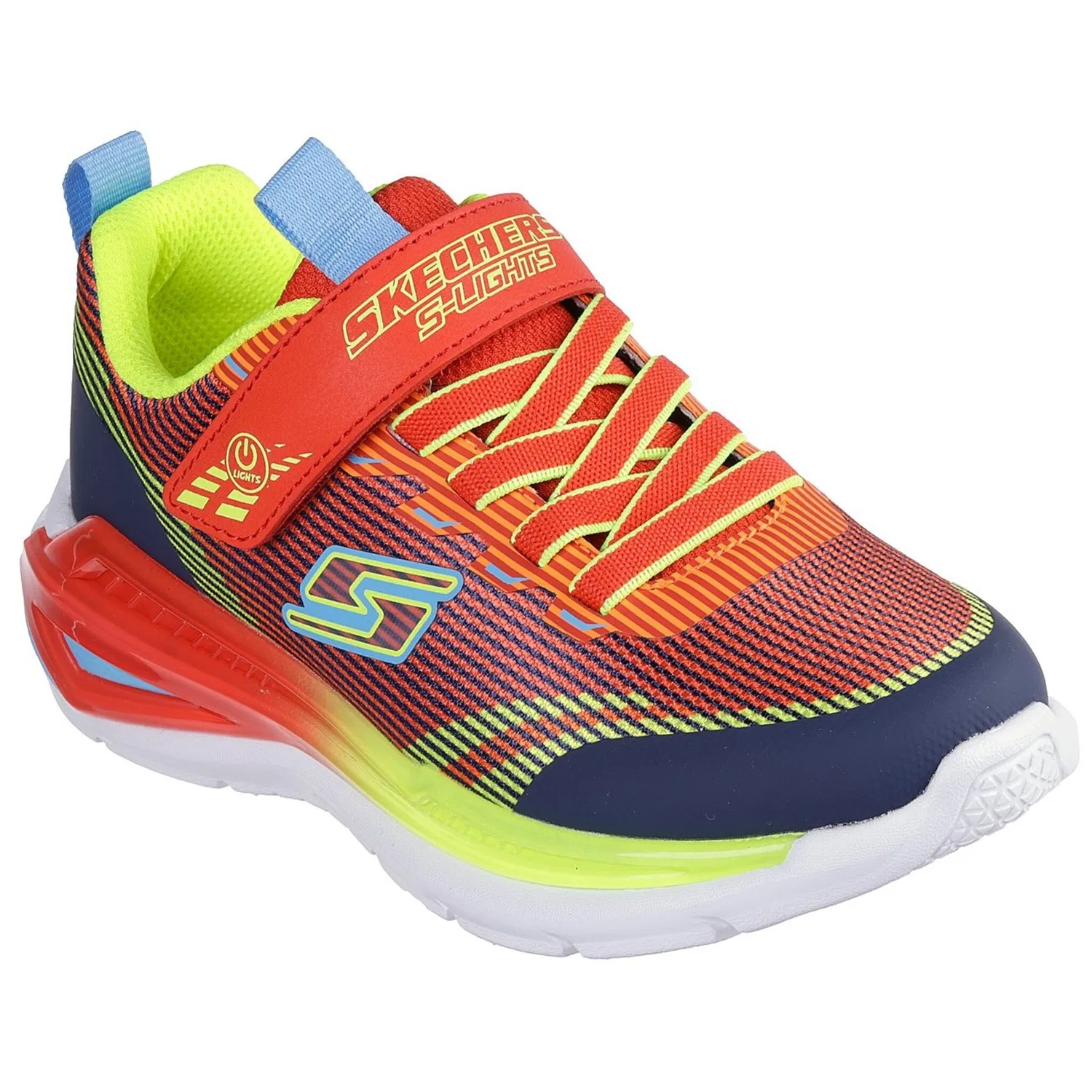 Детские кроссовки с подсветкой Skechers TRI-NAMICS 2.0, Red Multi