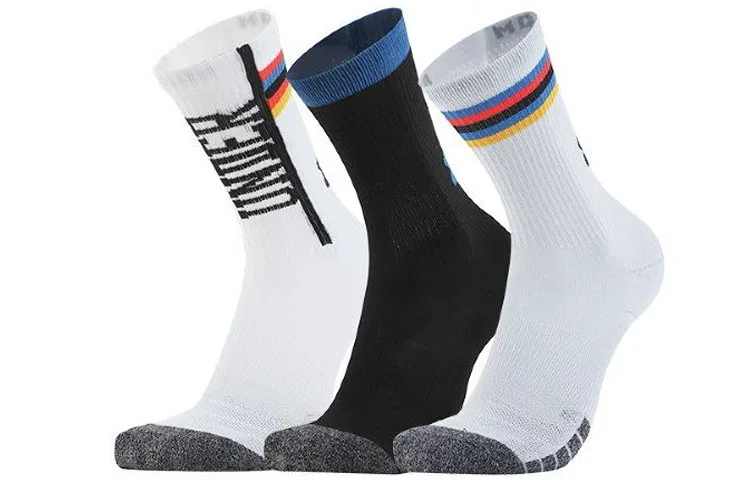 Детские носки с принтом 3 пары Under Armour Heat Gear Novelty Crew Socks, Multicolor