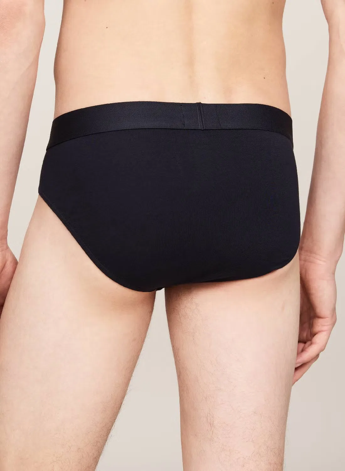 Трусы-слипы хлопковые комплект из 3 штук Tommy Hilfiger, синий — фото 4