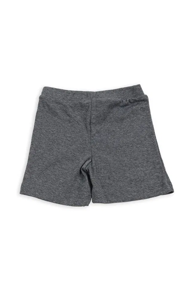 Детские шорты для девочек хлопковые Zumi Baby Kids, Anthracite — фото 3