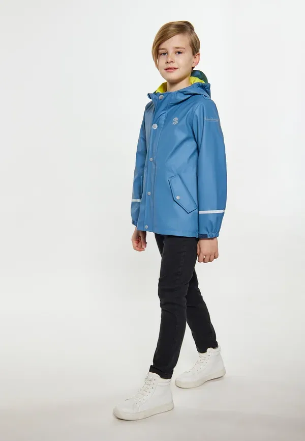 Дождевик водонепроницаемый Regenmantel unisex Schmuddelwedda, Stahlblau, синий/стальной
