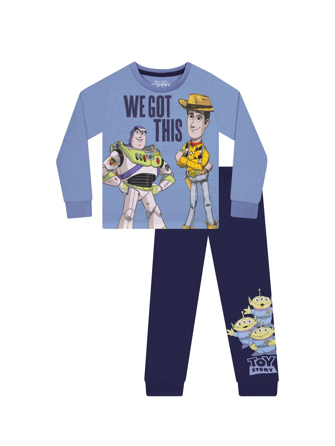 Пижама детская с персонажами Toy Story, Buzz Lightyear и Woody Character, синий