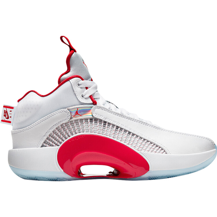 

Кроссовки Air Jordan 35 GS 'White Fire Red', белый