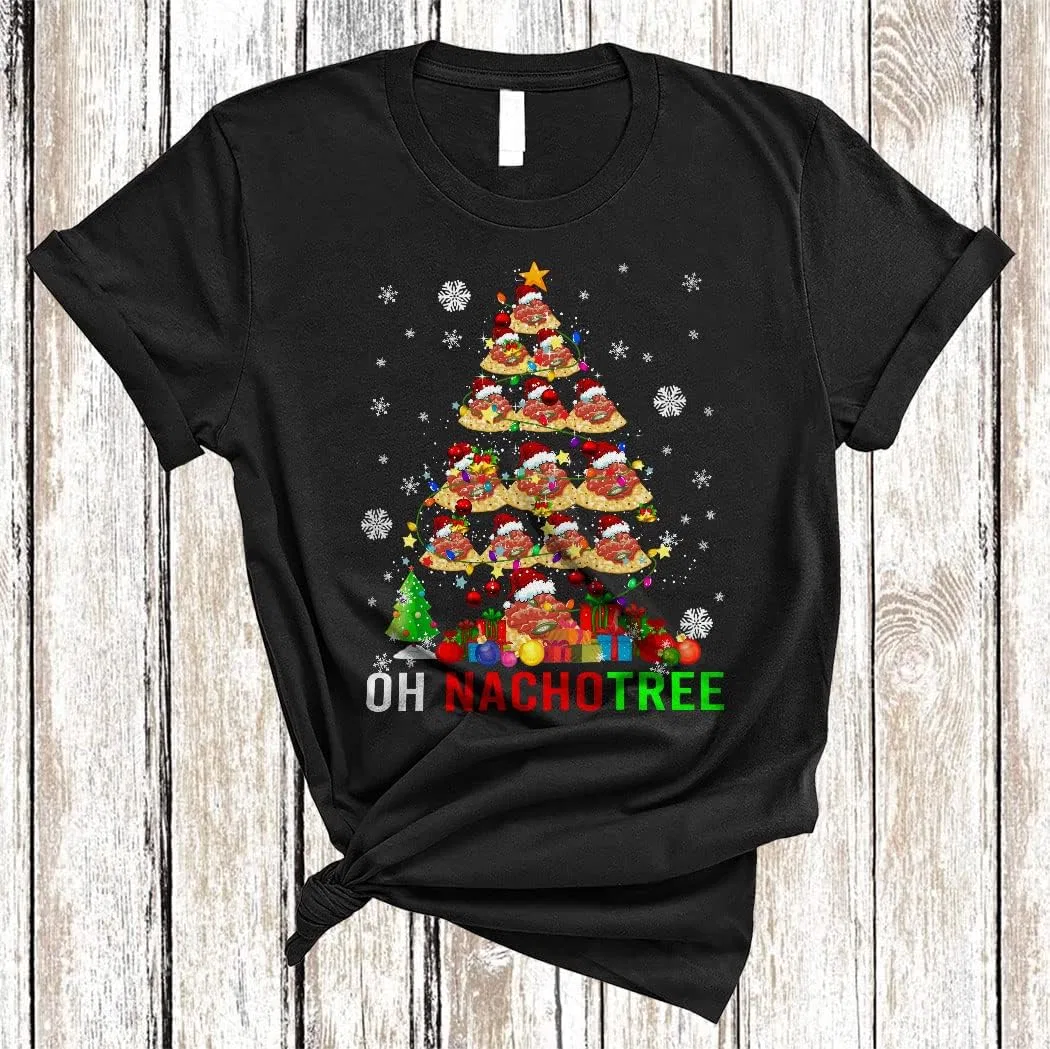 Мужская футболка свободного кроя с принтом Nacho Tree, Black — фото 2