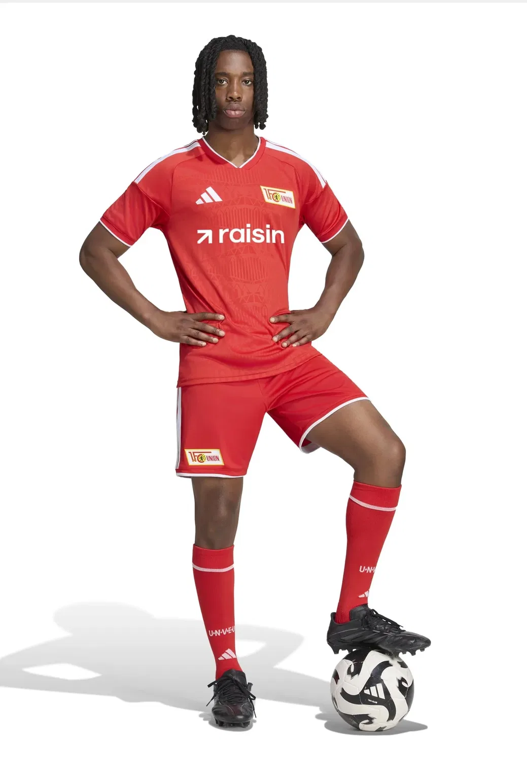 Домашняя форма Union Berlin 26/27 - клубная форма Adidas Performance, Vivid Red — фото 2