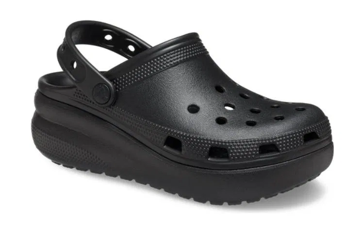 Детские сабо с завышенной подошвой Classic Cutie Clog Crocs, Black — фото 4