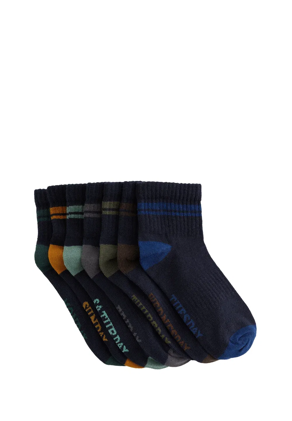 7 пар носков We Fashion, Dark Blue