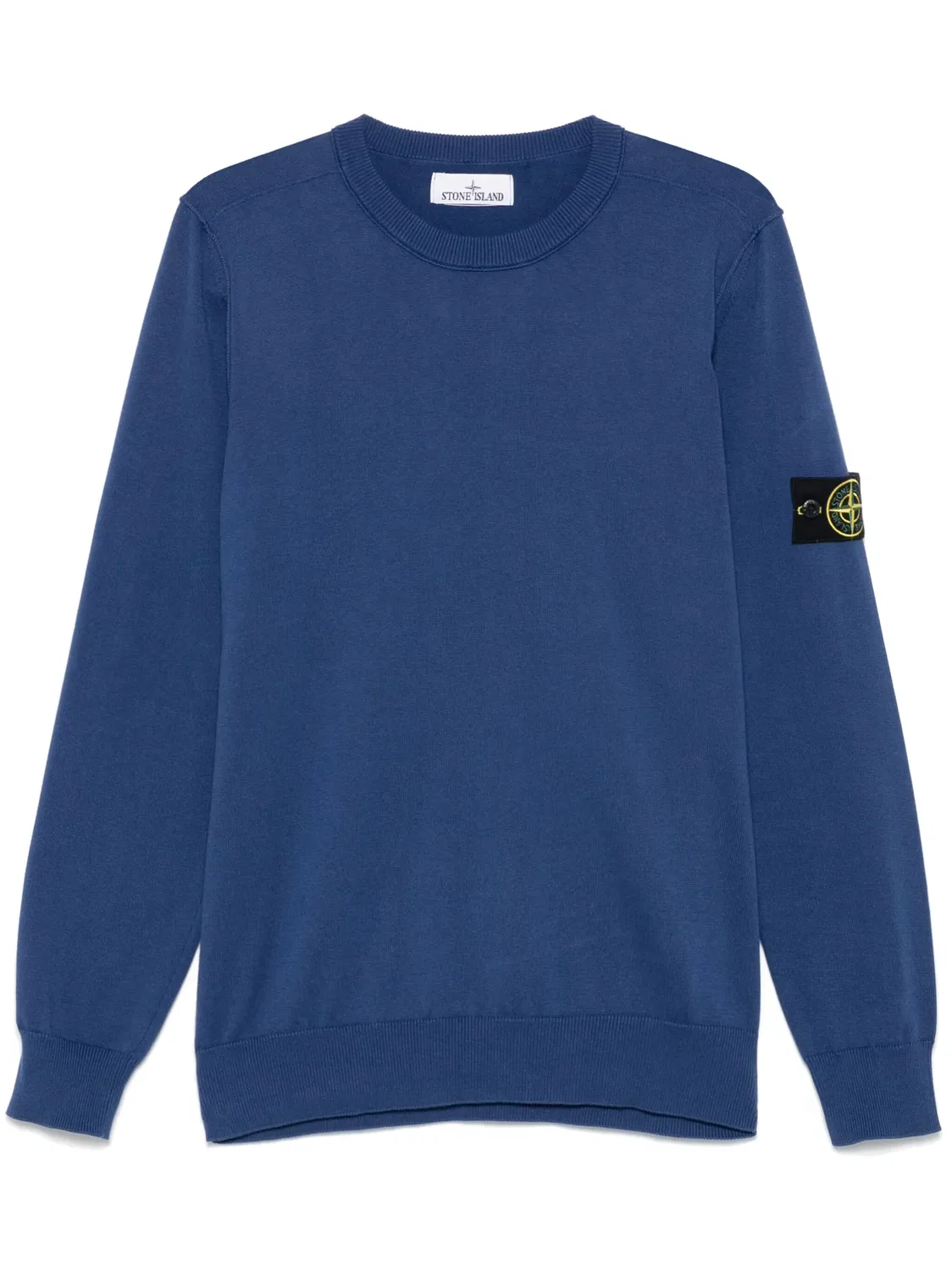 Пуловер из органического хлопка Stone Island, синий
