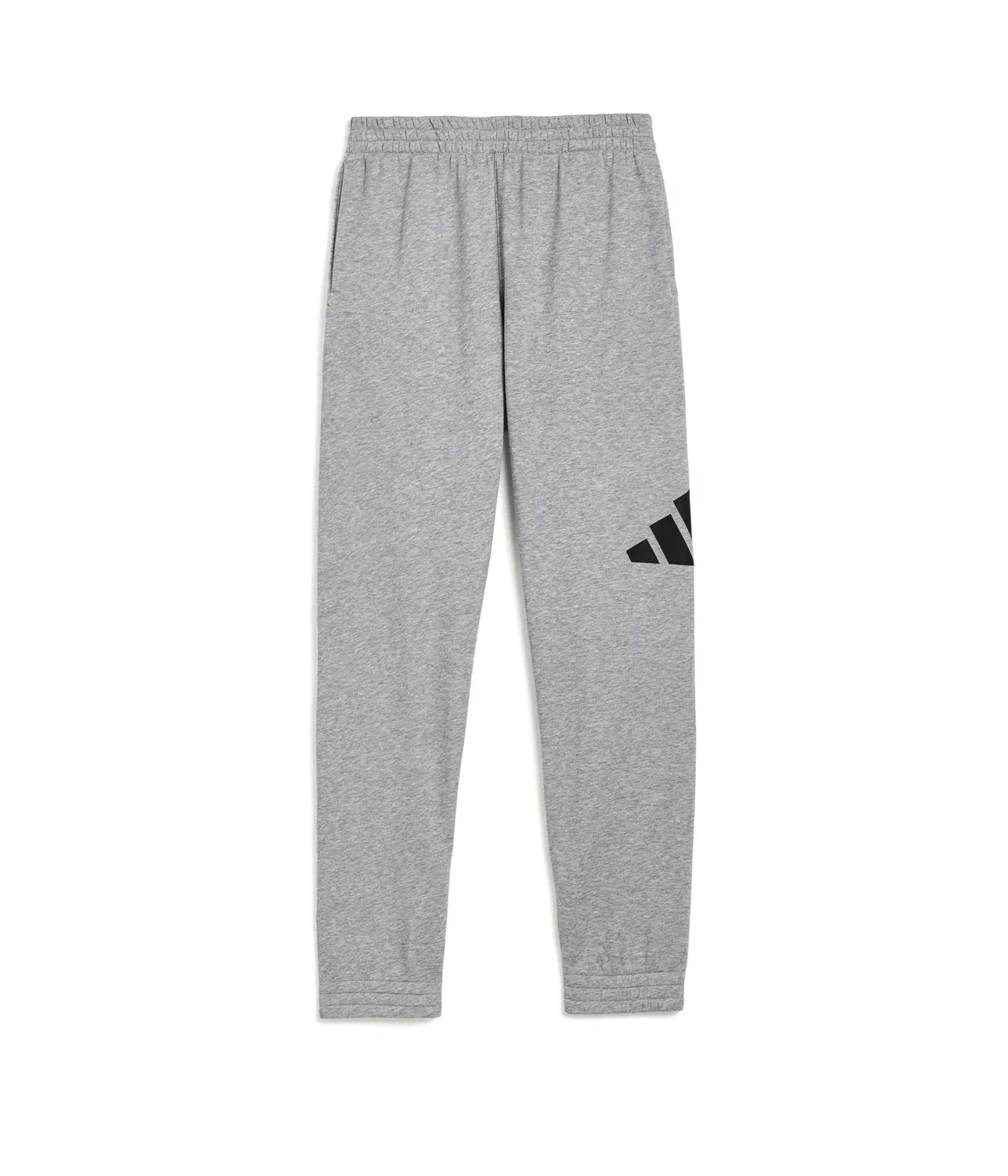 Спортивные брюки Essential Big Logo Fleece Heather Joggers (для детей постарше) Adidas Kids, Medium Grey Heather