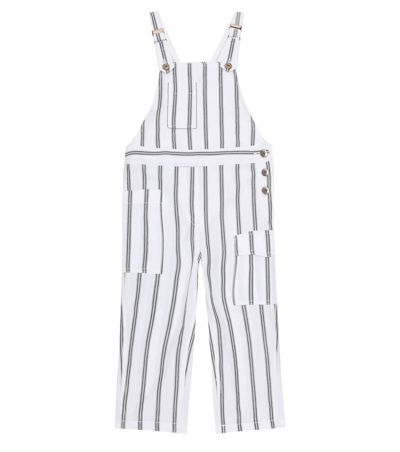 Комбинезон хлопковый Brunello Cucinelli Kids, белый