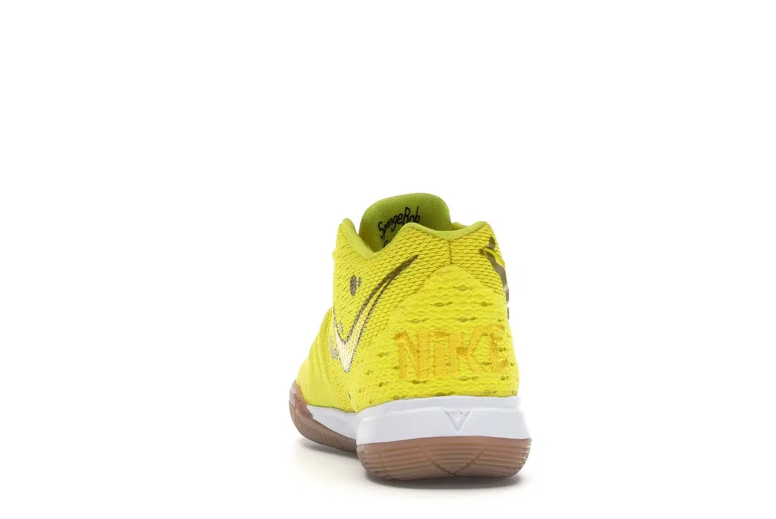 Детские баскетбольные кроссовки с принтом Nike Kyrie 5 Spongebob PS Nike, Opti Yellow/Opti Yellow — фото 4