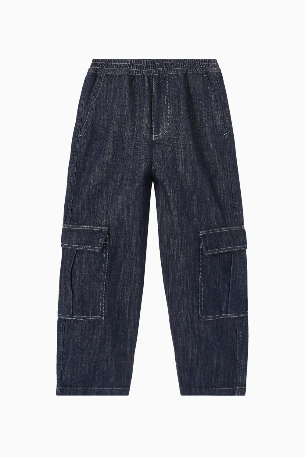 Брюки карго джинсовые Emporio Armani
