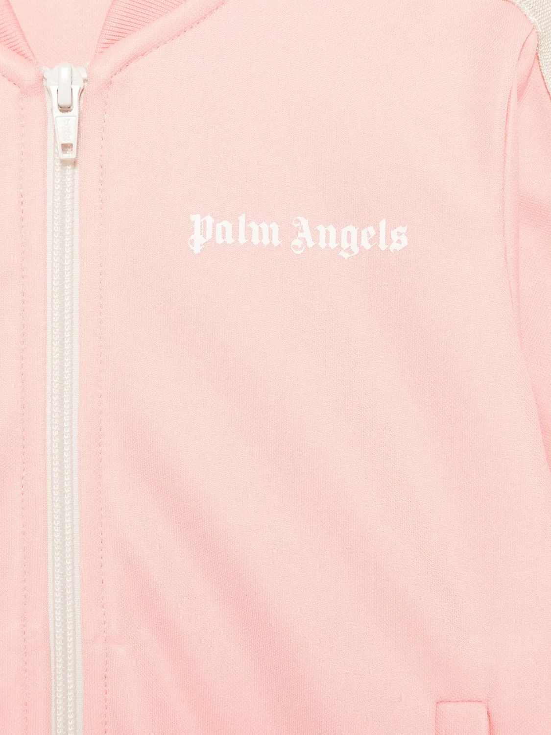 Куртка с логотипом в спортивном стиле Palm Angels, розовый/бежевый/черный — фото 3