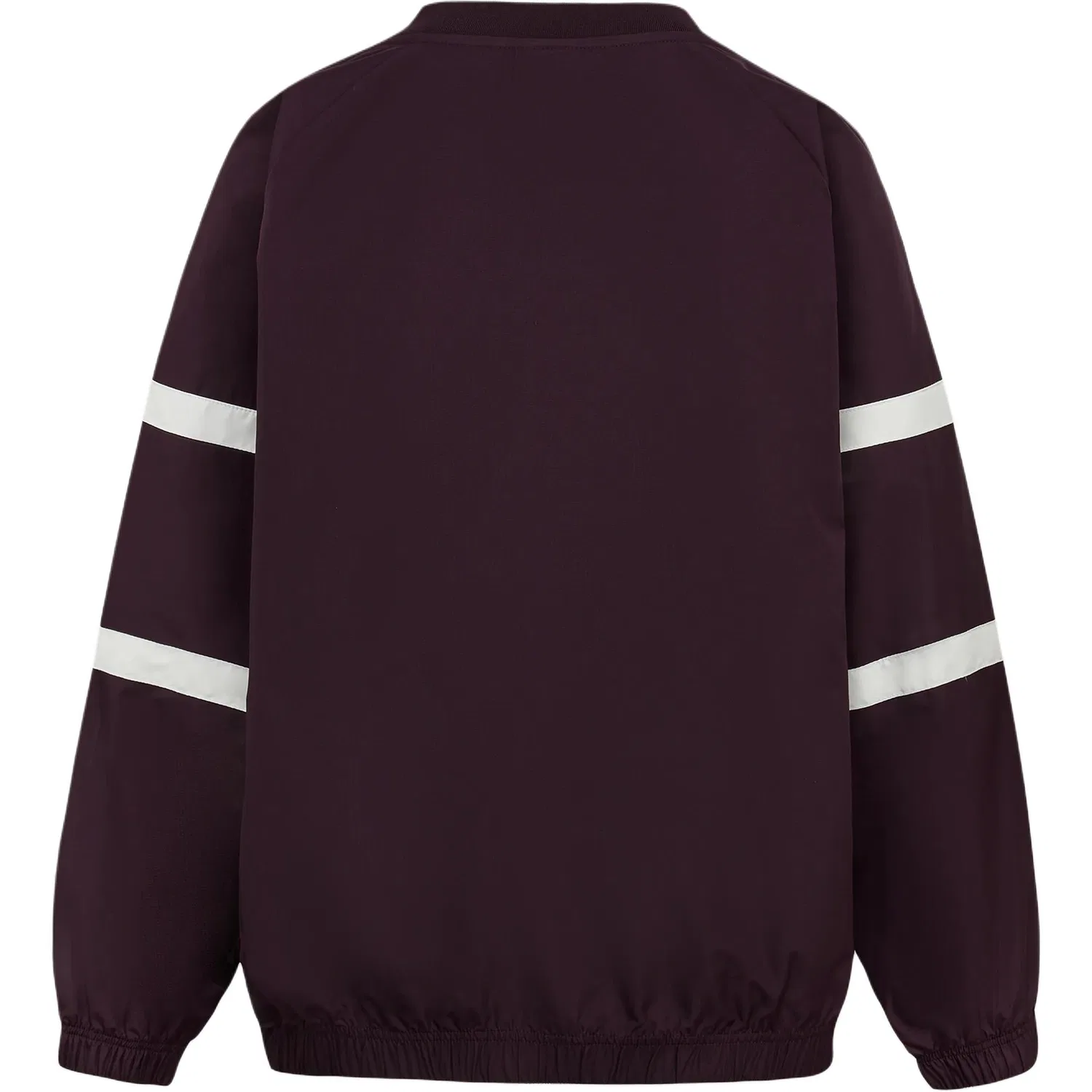 Детская футболка с V-образным вырезом Adidas Originals, Dark Reddish Purple Jade White — фото 3