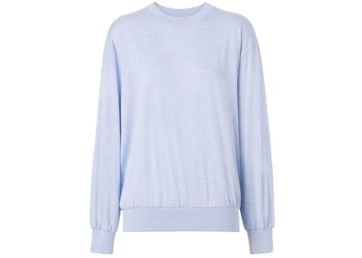 Женская рубашка с длинным рукавом с монограммой Burberry, Light Blue