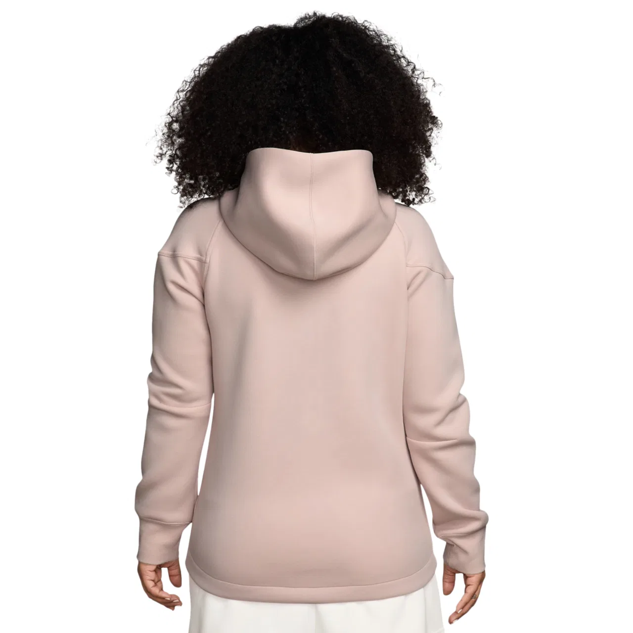 Женское худи с капюшоном Tech Fleece WR Full-Zip Nike, розовый/черный — фото 2