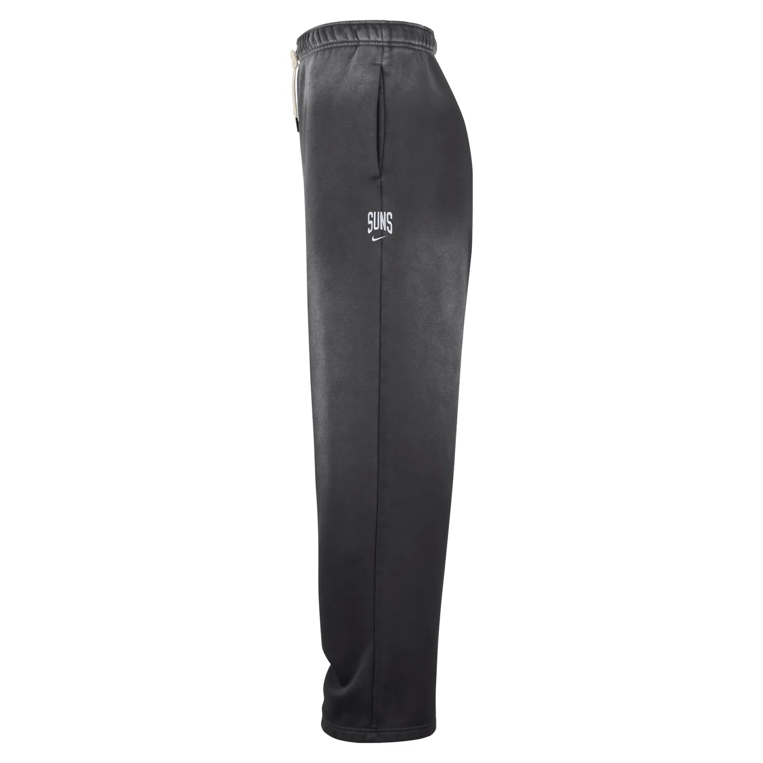 Мужские брюки для баскетбола Phoenix Suns Standard Issue Therma-FIT Fleece Pants 'Dark Charcoal White' Nike, Dark Charcoal/White — фото 2
