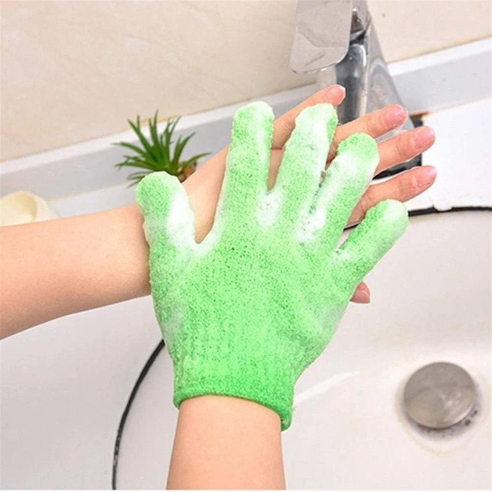 Мочалка для тела Exfoliating Gloves, Homeilteds, 1 шт, 19x13 см, White — фото 3