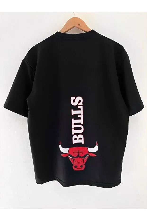 Детская футболка для мальчиков с принтом Chicago Bulls Wolters Outdoors, Black