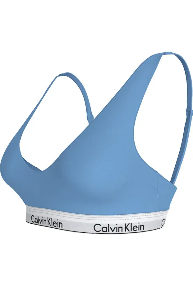 Женское боди-бралетт с принтом Calvin Klein, Blue — фото 2