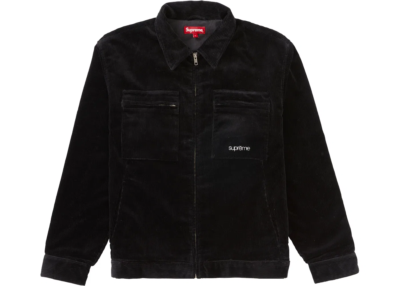 Мужская куртка из вельвета Supreme, Black