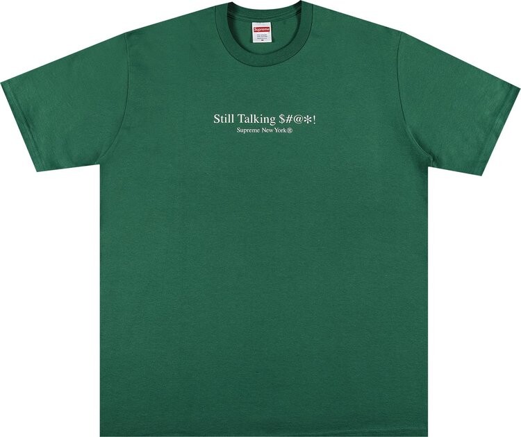 

Футболка Supreme Still Talking Tee 'Light Pine', зеленый