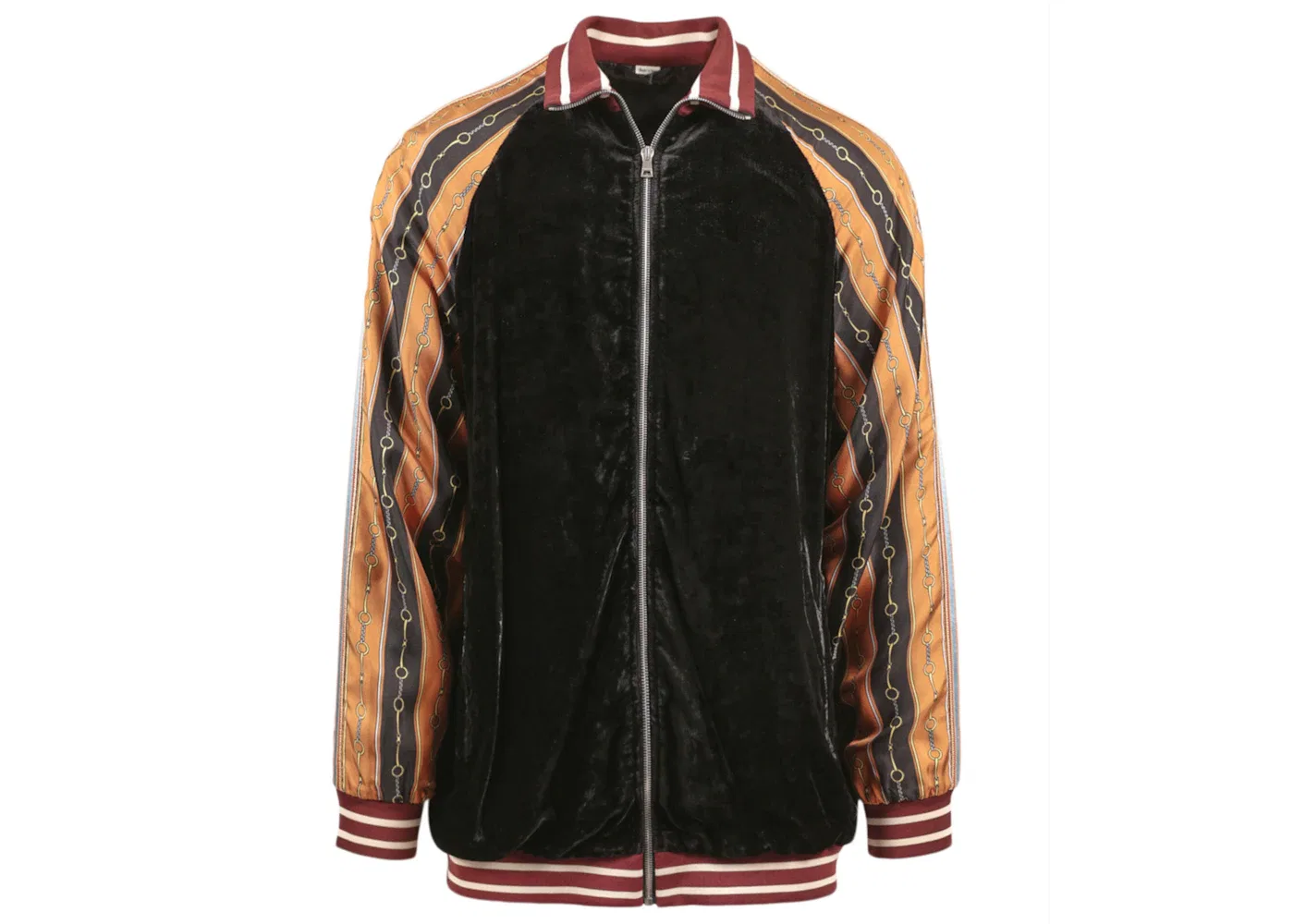 Мужская куртка из смесовой ткани с принтом Track Jacket Gucci, Black