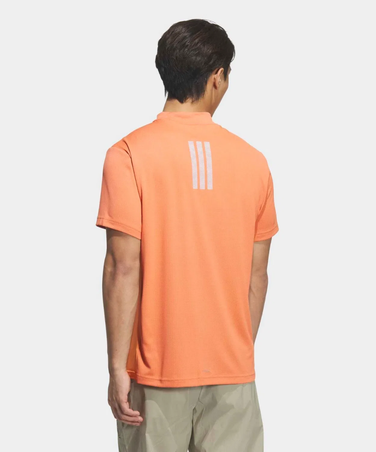 Мужская футболка-поло с коротким рукавом Climacool Adidas Golf, Оранжевый — фото 2