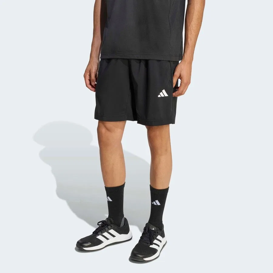 Шорты спортивные с принтом Workout Essentials Base Dokuma adidas, Черный — фото 4