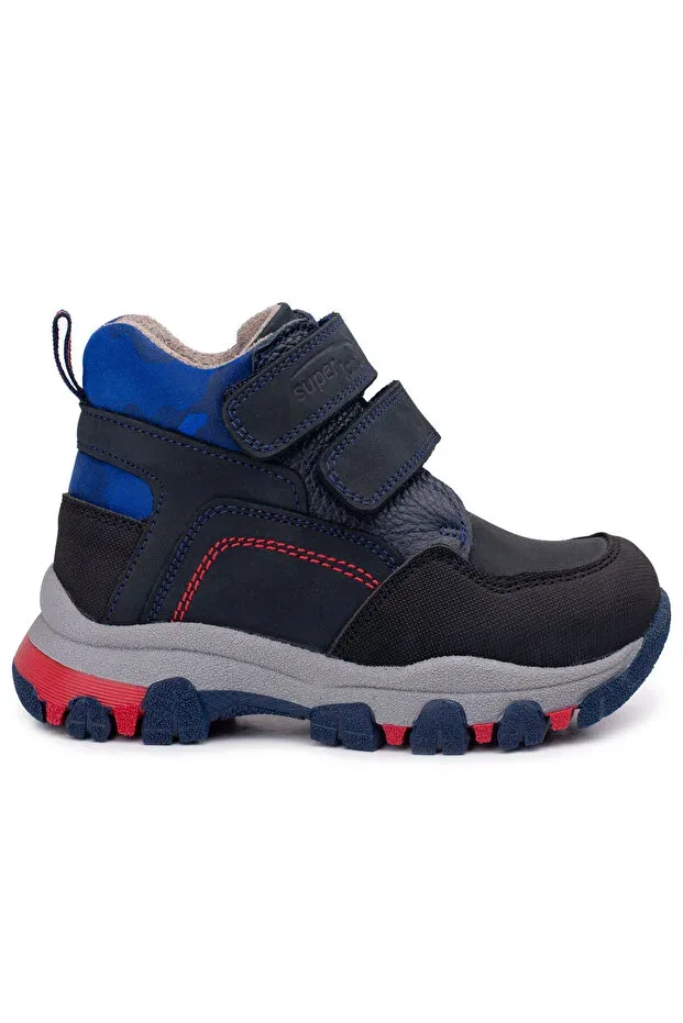 Детские ботинки для девочек с принтом Trekking Süperland, Navy Blue — фото 3
