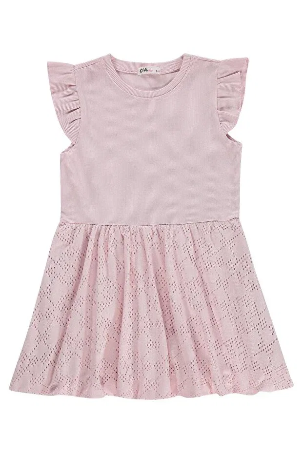 Детское платье для девочек с коротким рукавом Balon Civil Girls, Pink
