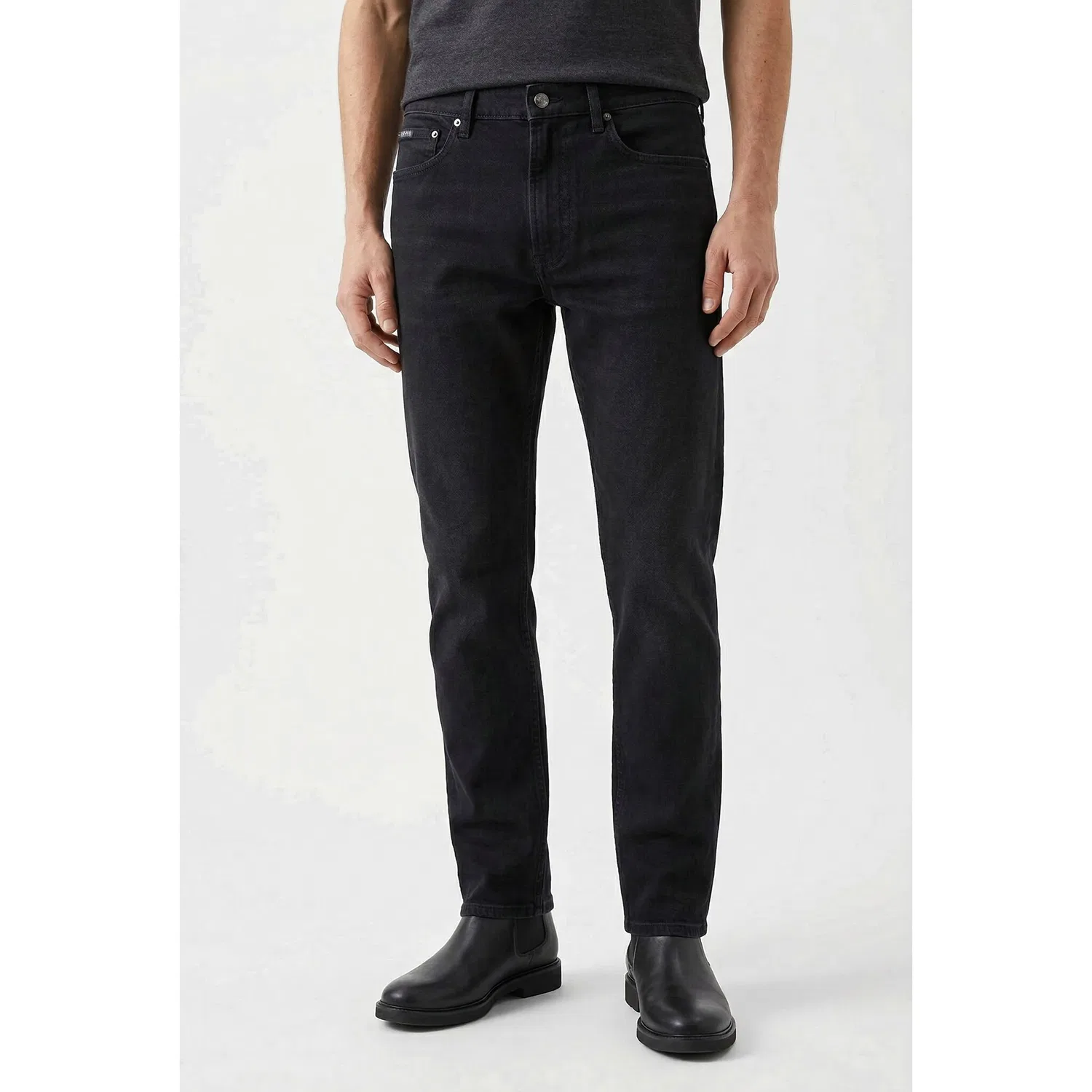 Мужские облегающие джинсы Slim fit Calvin Klein, Black