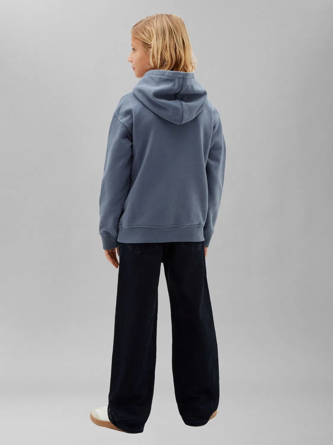 Худи Calvin Klein Jeans Kids, синее — фото 2