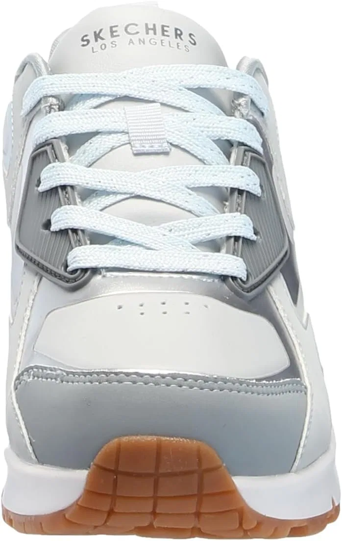 Детские кроссовки для девочек UNO Gen1 Color Surge Skechers, Grey/Lightblue — фото 2