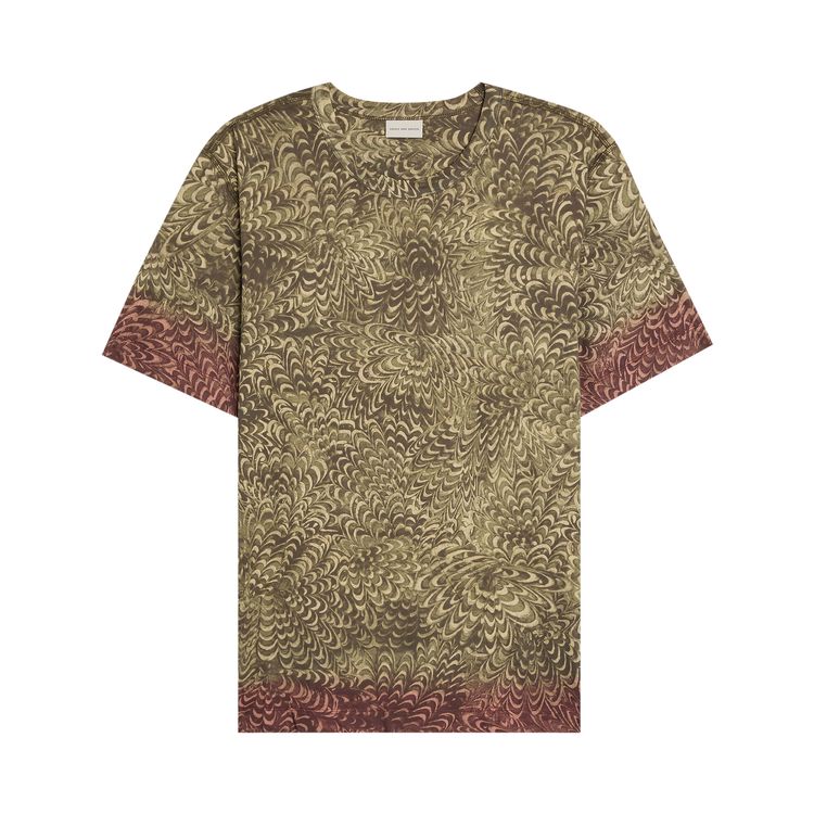 

Футболка Dries Van Noten Hubba Print T-Shirt 'Anthracite', серый