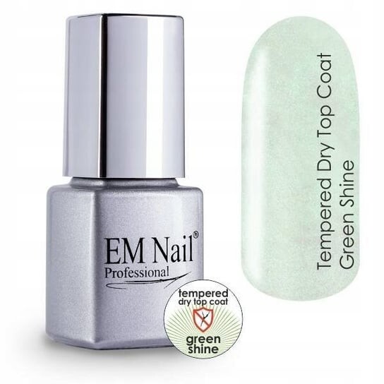 

Темперированный гибридный лак Green Shine Top, 6 мл EM Nail