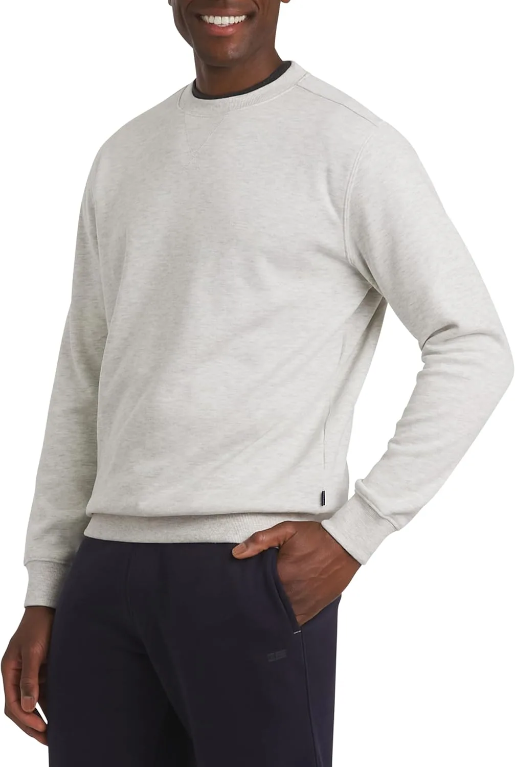 

Chaps мужской повседневный классический свитер с длинным рукавом Super Soft Fleece Midweight Crewneck (S-2XL)