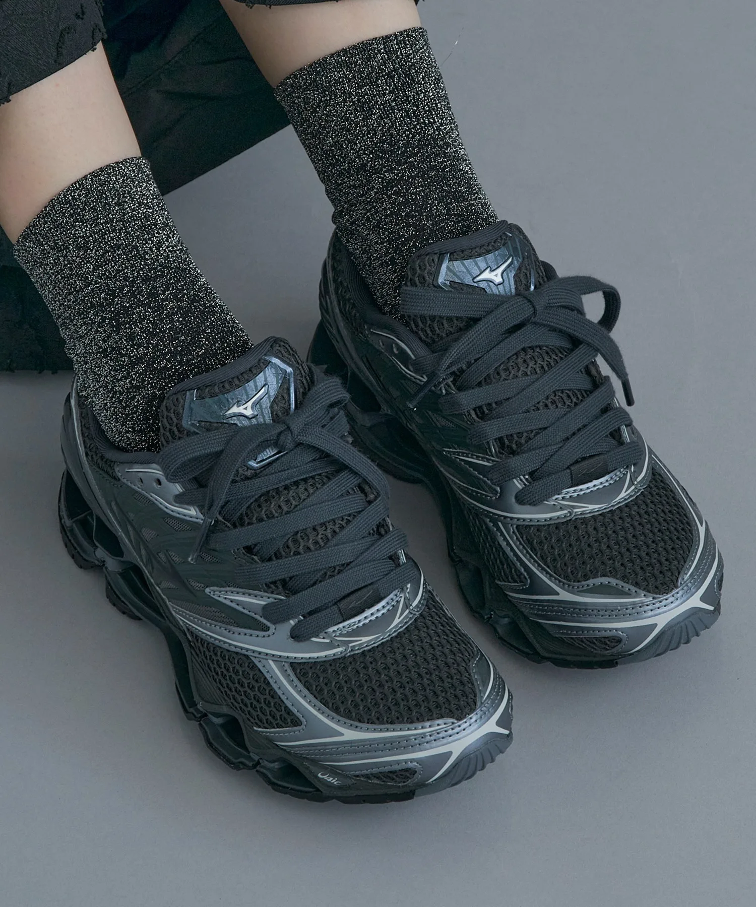 Унисекс кроссовки Wave Prophecy LS MIZUNO серые — фото 3