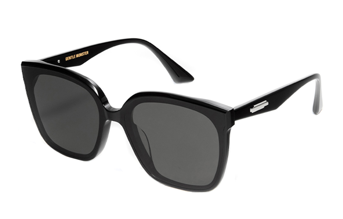 

Пластина и металлические квадратные солнцезащитные очки унисекс GENTLE MONSTER, черный